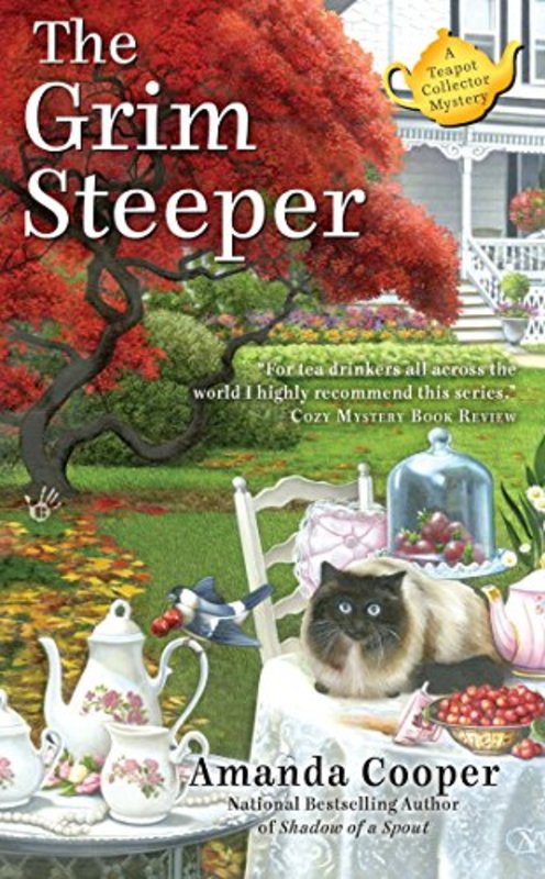 Book cover for "The Grim Steeper" by Victoria Hamilton