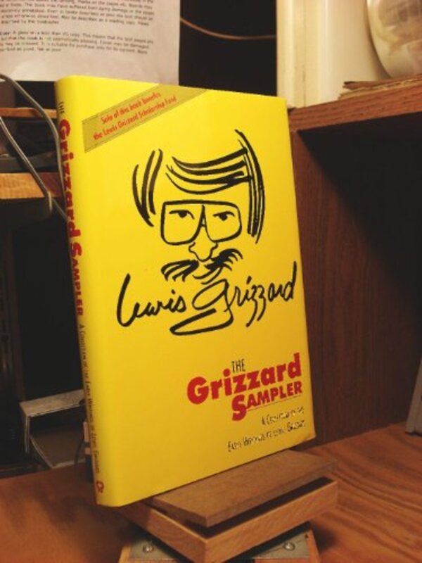 Book cover for "The Grizzard Sampler of the Early Writings of Lewis Grizzard" by Lewis Grizzard