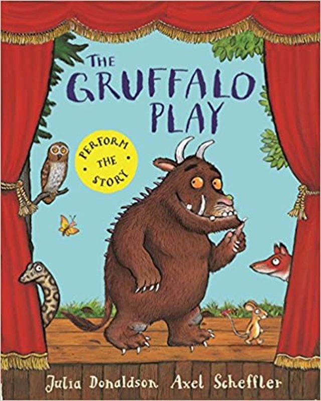 Book cover for "The Gruffalo Play" by Julia Donaldson