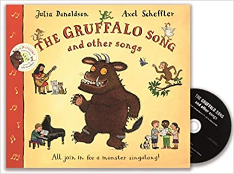 Book cover for "The Gruffalo Song and Other Songs" by Julia Donaldson