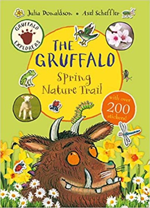 Book cover for "The Gruffalo Spring Nature Trail" by Julia Donaldson