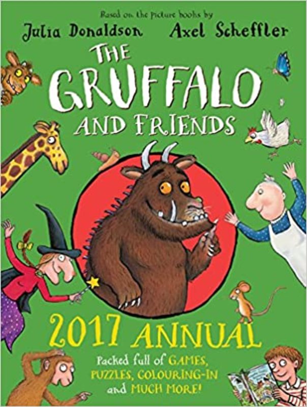 Book cover for "The Gruffalo and Friends Annual 2017" by Julia Donaldson