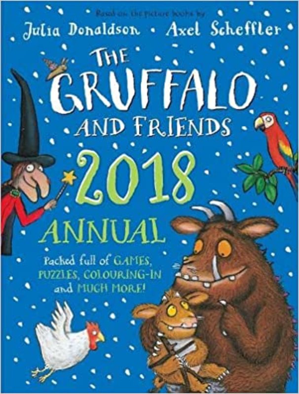 Book cover for "The Gruffalo and Friends Annual 2018" by Julia Donaldson