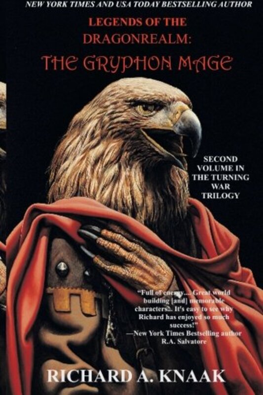 Book cover for "The Gryphon Mage" by Richard A Knaak
