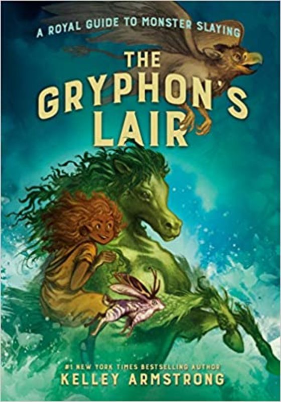 Book cover for "The Gryphon's Lair" by Kelley Armstrong