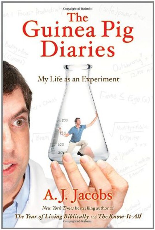 Book cover for "The Guinea Pig Diaries" by AJ Jacobs