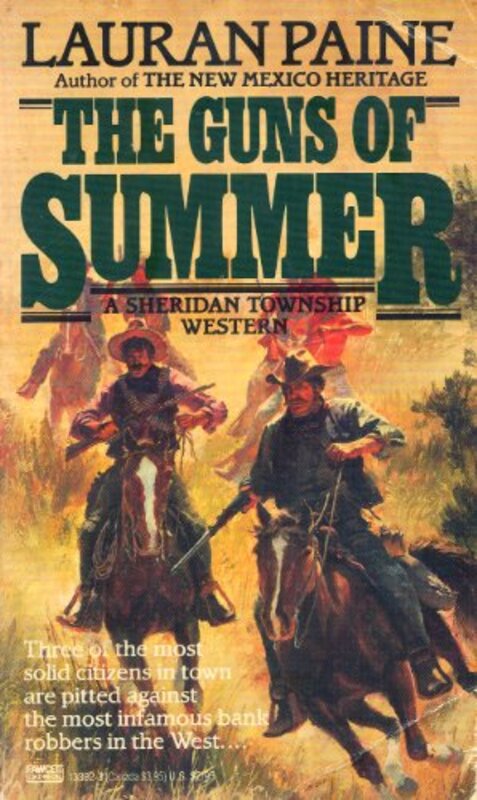 Book cover for "The Guns of Summer" by Lauran Paine