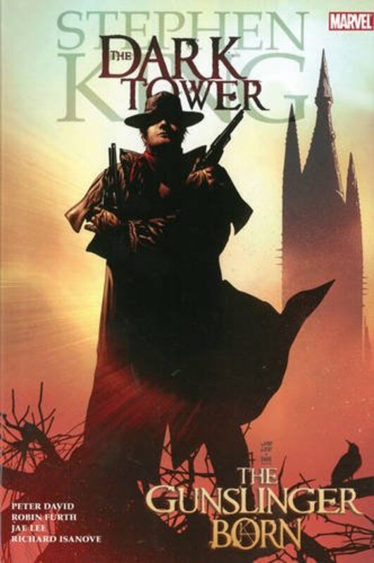 Book cover for "The Gunslinger Born" by Peter David