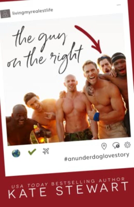 Book cover for "The Guy on the Right" by Kate Stewart