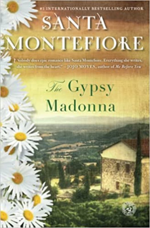 Book cover for "The Gypsy Madonna" by Santa Montefiore