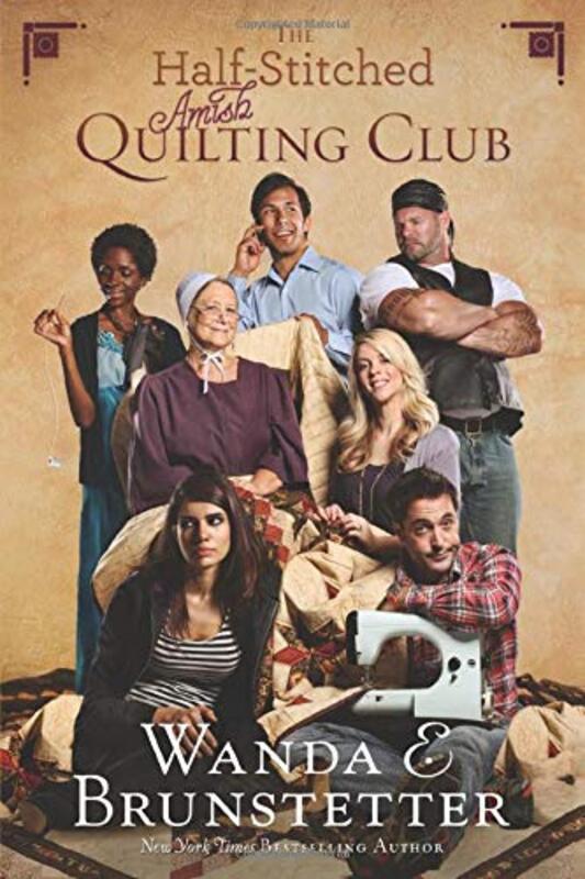 Half Stitched Amish Quilting Club book cover