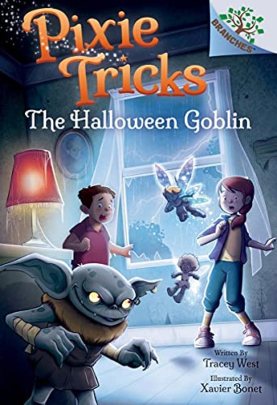 Book cover for "The Halloween Goblin" by Tracey West