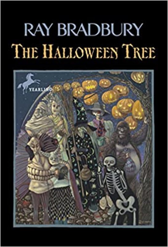 Book cover for "The Halloween Tree" by Ray Bradbury