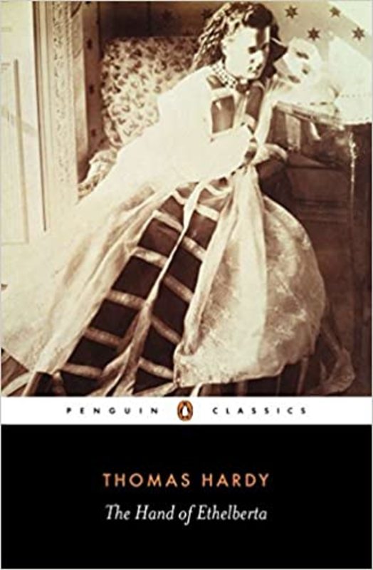 Book cover for "The Hand of Ethelberta" by Thomas Hardy