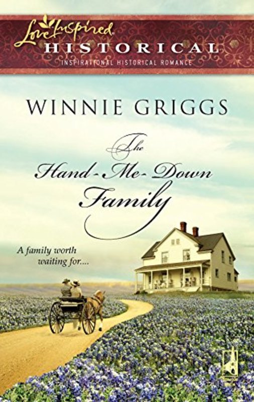 Book cover for "The Hand-Me-Down Family" by Winnie Griggs