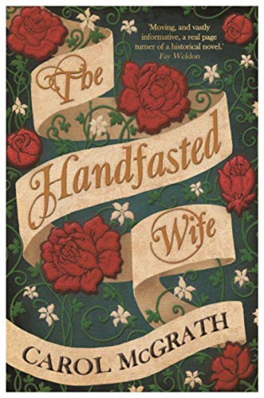 Book cover for "The Handfasted Wife" by Carol McGrath