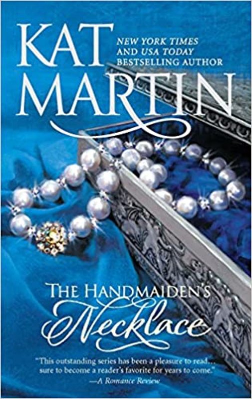 Book cover for "The Handmaiden's Necklace" by Kat Martin