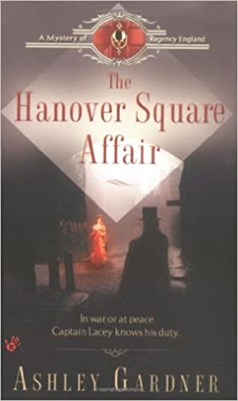 Book cover for "The Hanover Square Affair" by Ashley Gardner