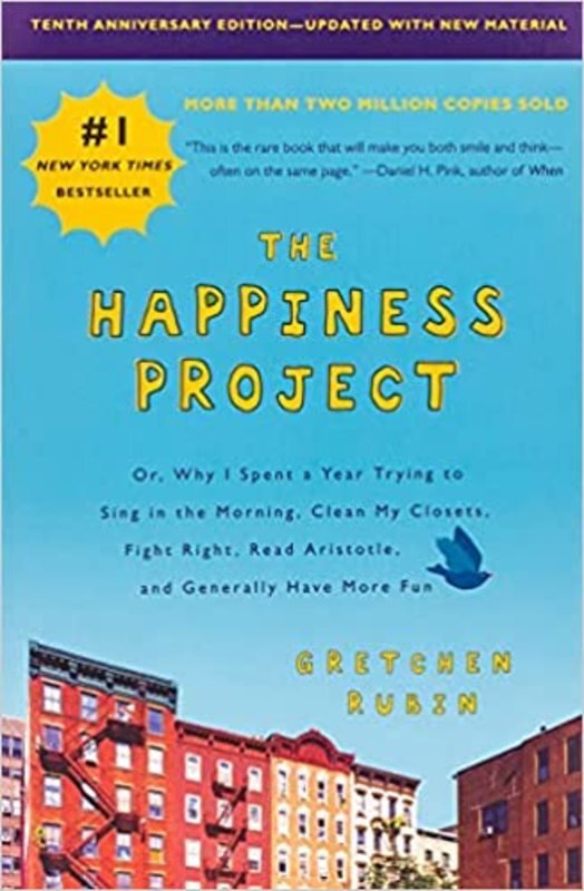 Book cover for "The Happiness Project"