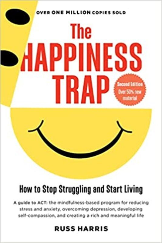 Book cover for "The Happiness Trap" by Russ Harris