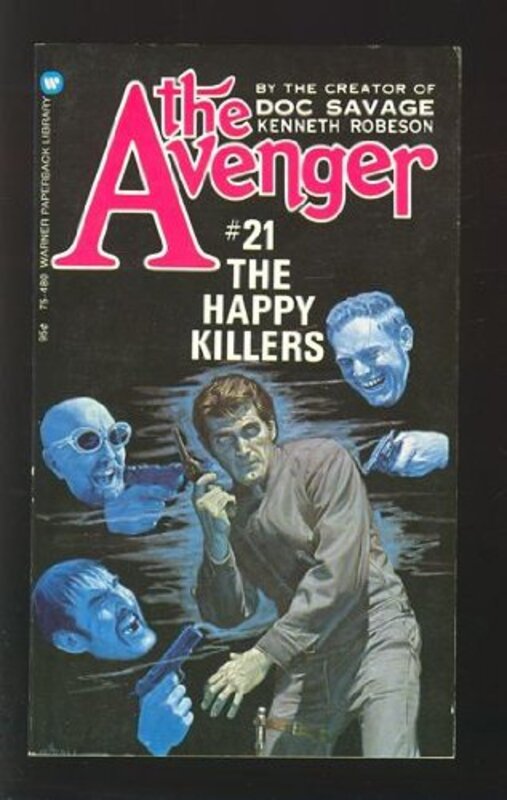Book cover for "The Happy Killers" by Kenneth Robeson