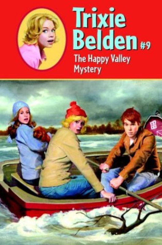 Book cover for "The Happy Valley Mystery" by Kathryn Kenny