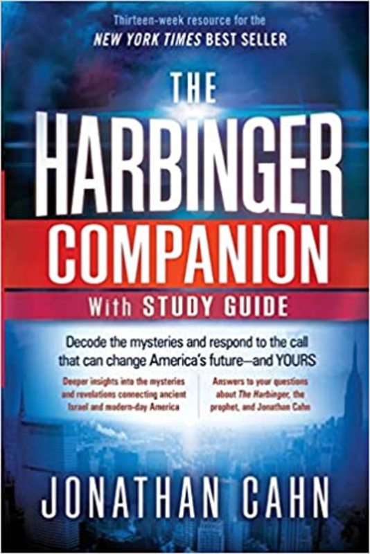 Book cover for "The Harbinger Companion" by Jonathan Cahn
