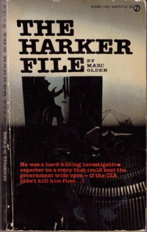 Book cover for "The Harker File" by Marc Olden