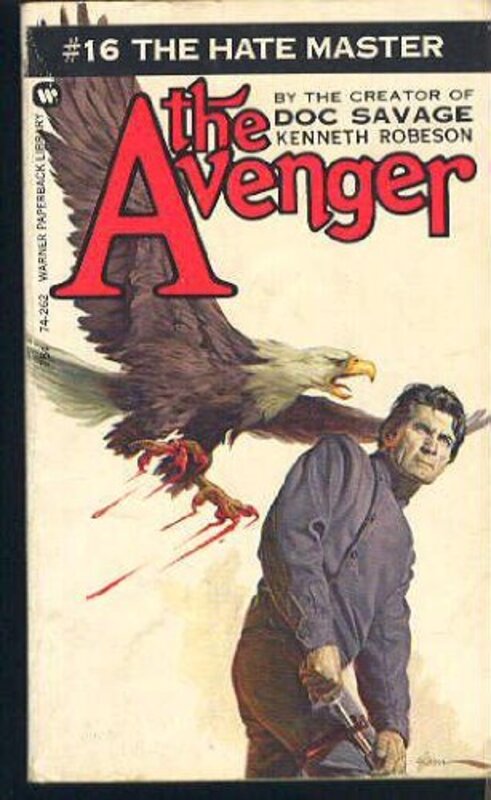 Book cover for "The Hate Master" by Kenneth Robeson