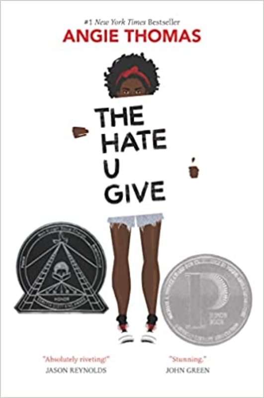 Book cover for "The Hate U Give" by Angie Thomas