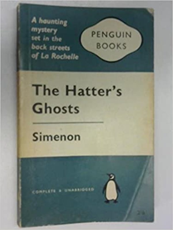 Book cover for "The Hatter's Ghosts" by Georges Simenon