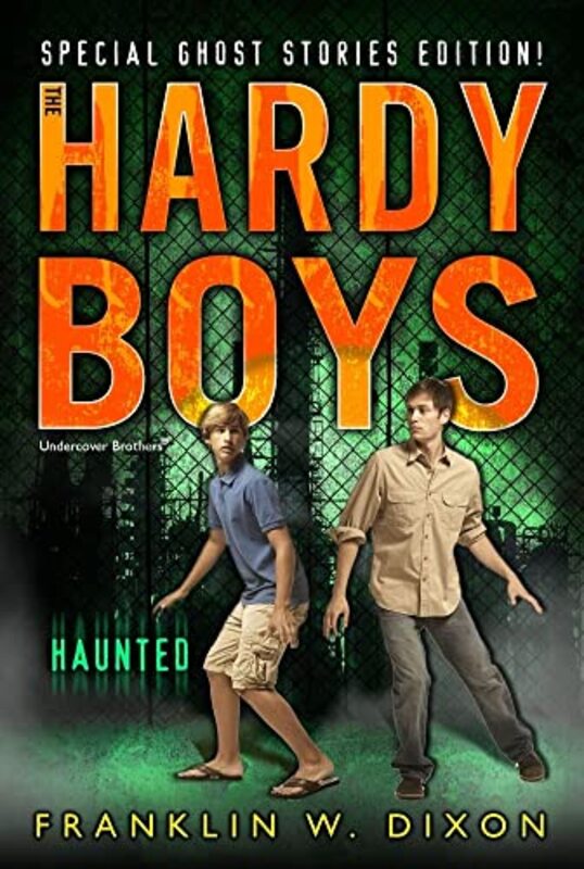 Book cover for "The Haunted" by Franklin W Dixon