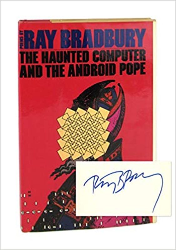 Book cover for "The Haunted Computer and the Android Pope" by Ray Bradbury