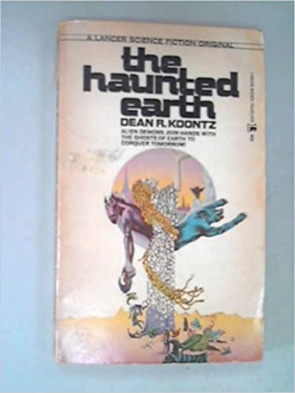 Book cover for "The Haunted Earth" by Dean Koontz