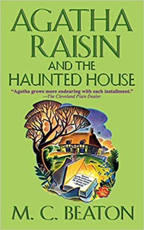 Book cover for "The Haunted House" by MC Beaton