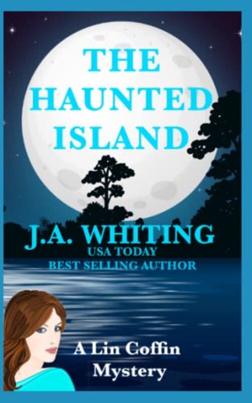 Book cover for "The Haunted Island" by J A Whiting