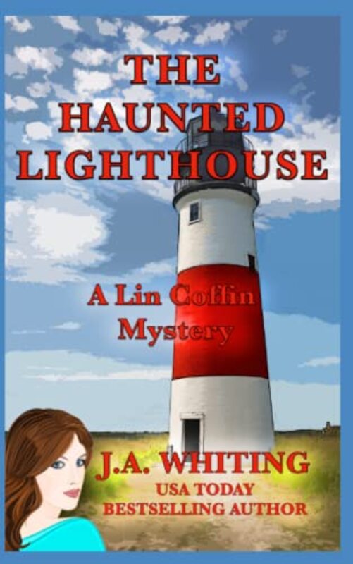 Book cover for "The Haunted Lighthouse" by J A Whiting