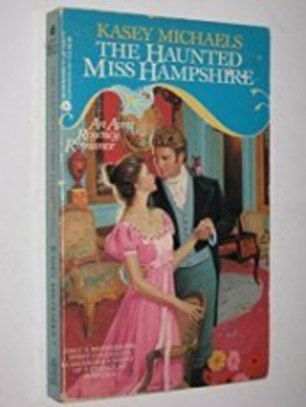 Book cover for "The Haunted Miss Hampshire" by Kasey Michaels