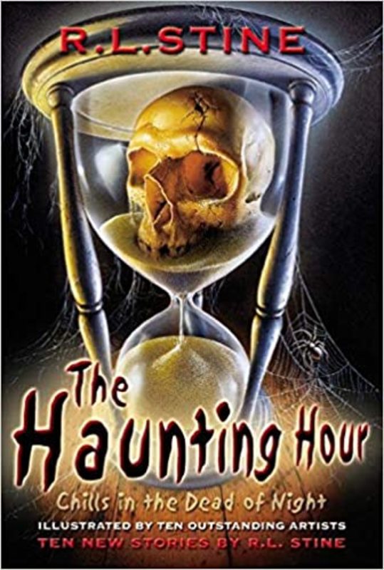 Book cover for "The Haunting Hour" by R.L. Stine