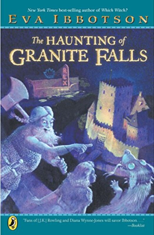 Book cover for "The Haunting of Granite Falls" by Eva Ibbotson
