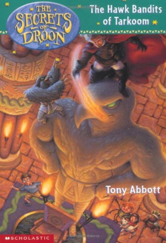 Book cover for "The Hawk Bandits of Tarkoom" by Tony Abbott