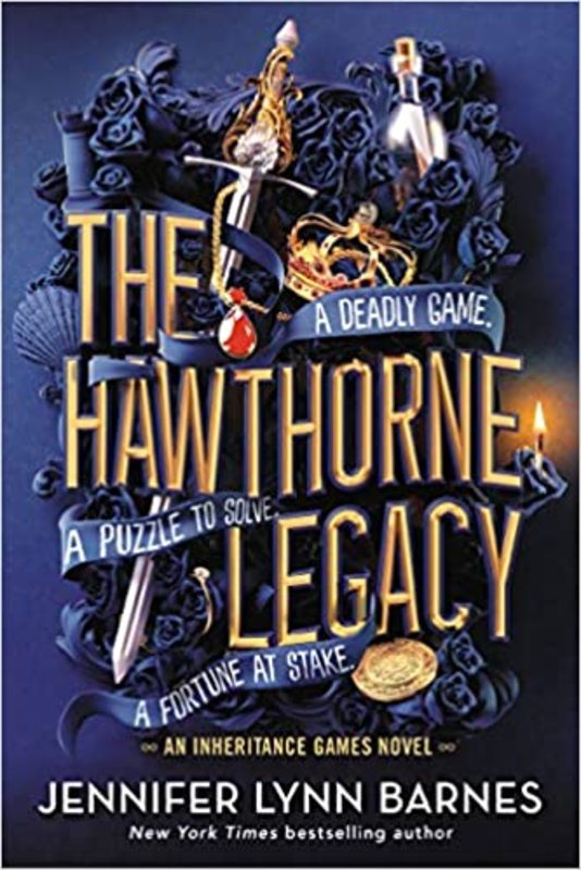Book cover for "The Hawthorne Legacy" by Jennifer Lynn Barnes