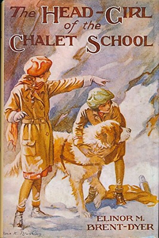 Book cover for "The Head Girl of the Chalet School" by Elinor M Brent Dyer
