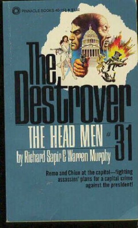 Book cover for "The Head Men" by Warren Murphy