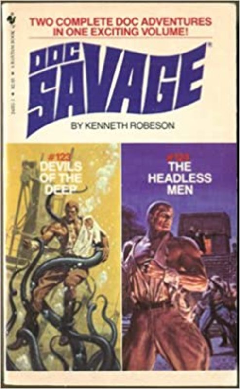Book cover for "The Headless Men" by Lester Dent