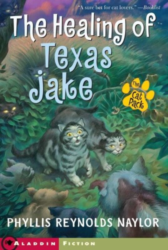Book cover for "The Healing of Texas Jake" by Phyllis Reynolds Naylor