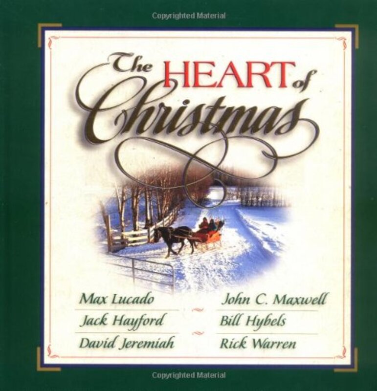 Book cover for "The Heart of Christmas" by John C Maxwell