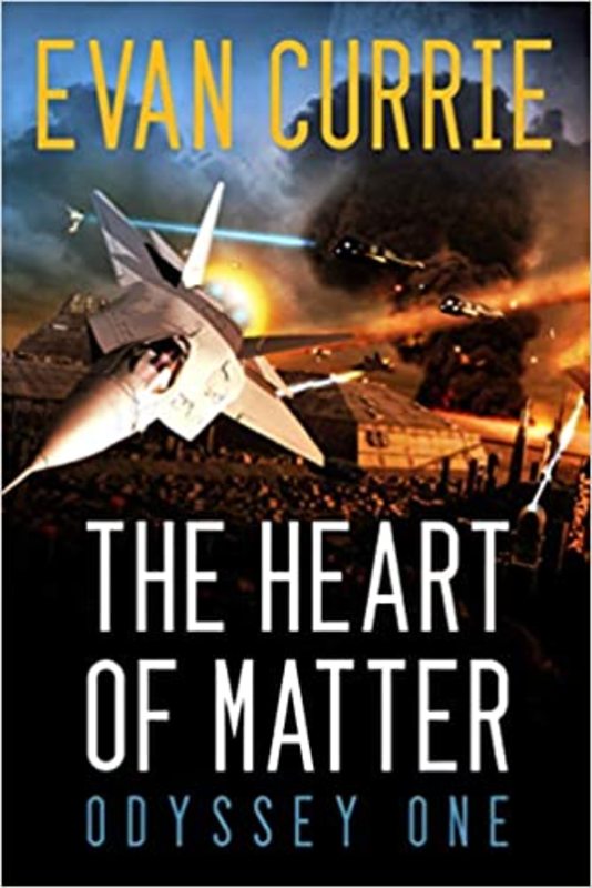 Book cover for "The Heart of Matter" by Evan Currie