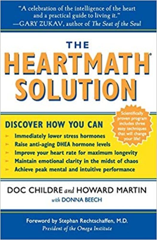 Book cover for "The HeartMath Solution" by Doc Lew Childre