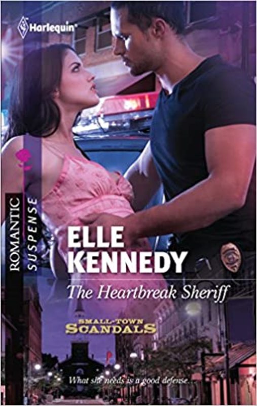 Book cover for "The Heartbreak Sheriff" by Elle Kennedy